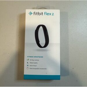 Fitbit Flex 2 Black Training Gym Fitness Swim Sleep Activity Wristband FB403BK